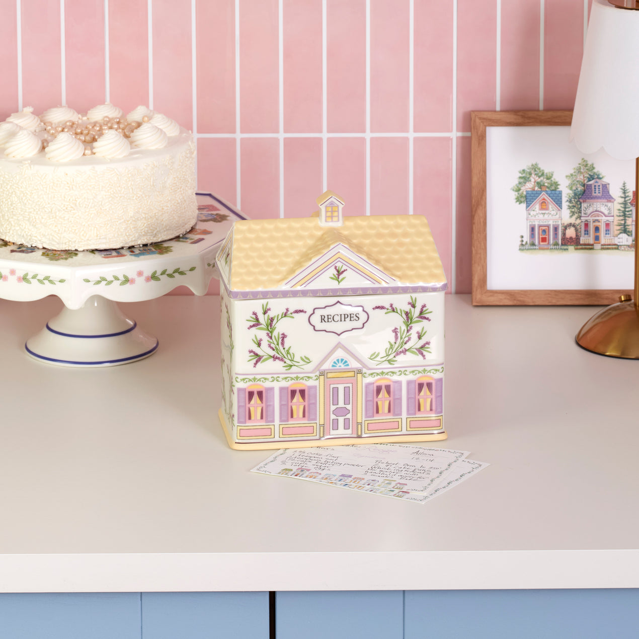 DTOC Lenox Village Recipe Box