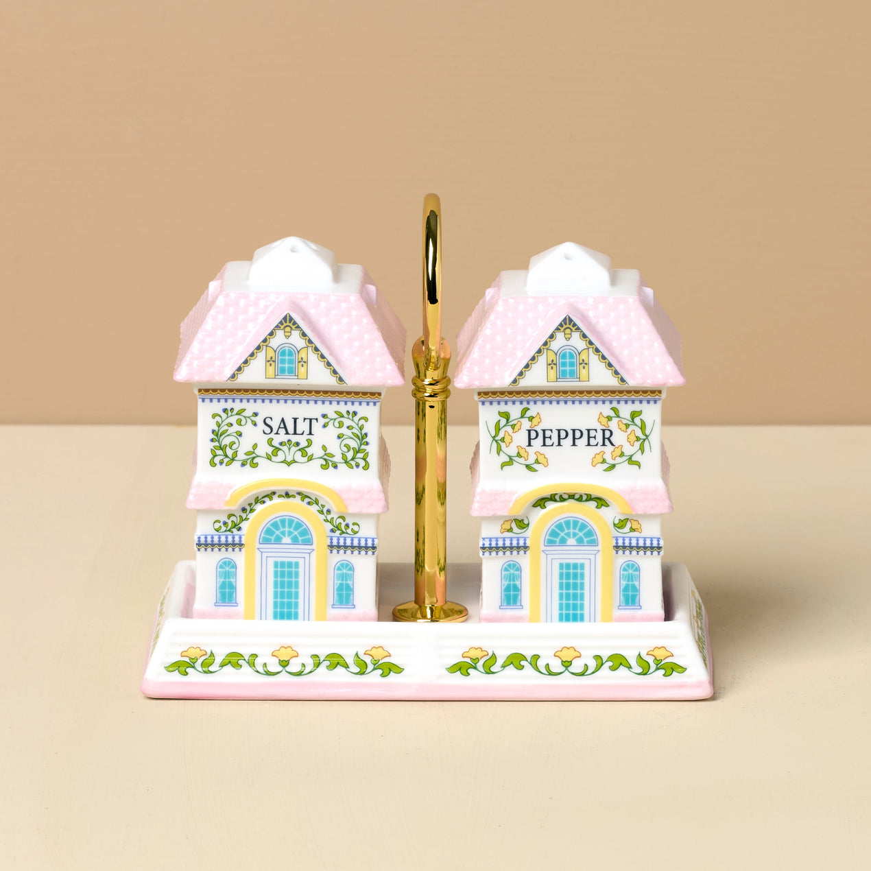 DTOC Lenox Village Salt & Pepper w/ Tray