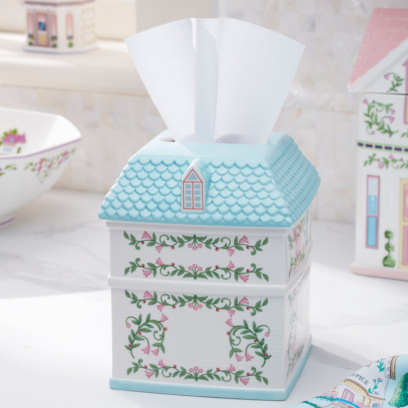 DTOC Lenox Village Tissue Box Holder