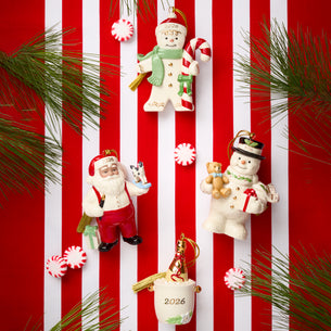 2026 Snowman with Teddy Bear Ornament