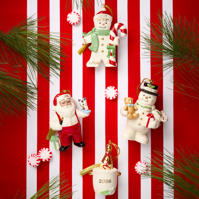 African American Santa Workshop Ornament