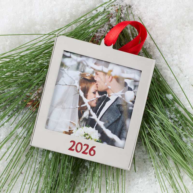 2026 Frame Charm Mtl Ornament