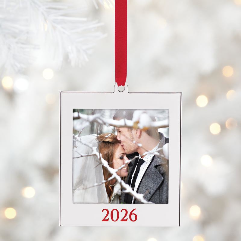 2026 Frame Charm Mtl Ornament