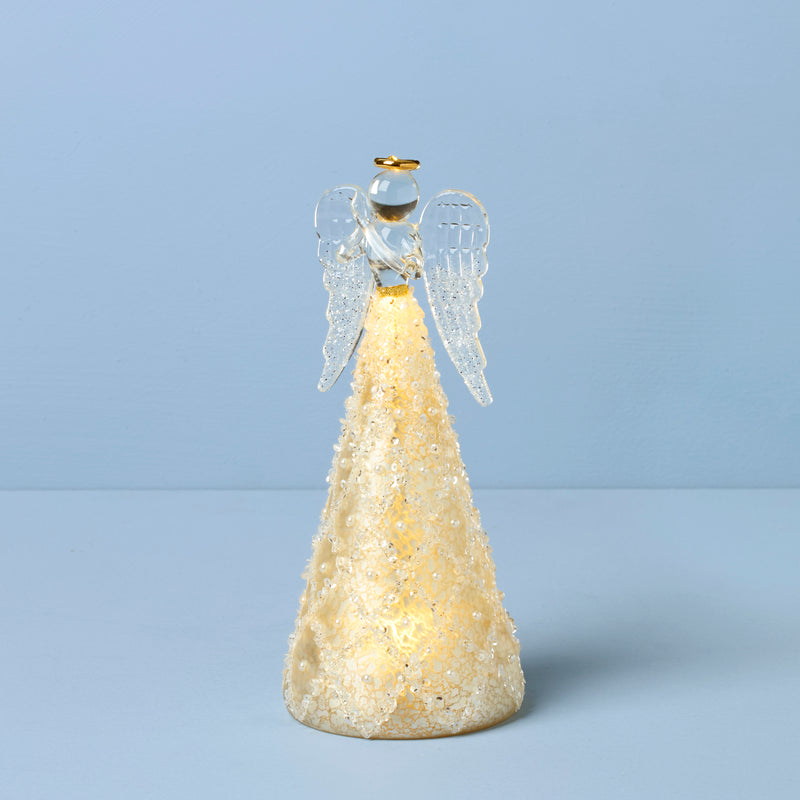 Radiant Light Lit Angel Figurine