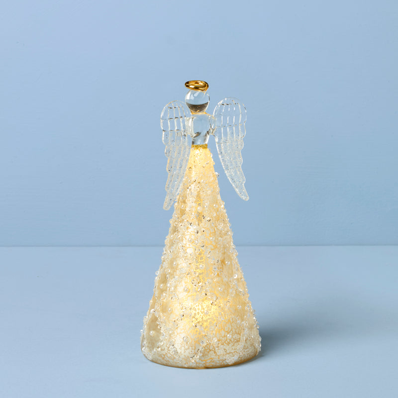 Radiant Light Lit Angel Figurine