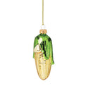 Blown Glass Corn On The Cob Ornament