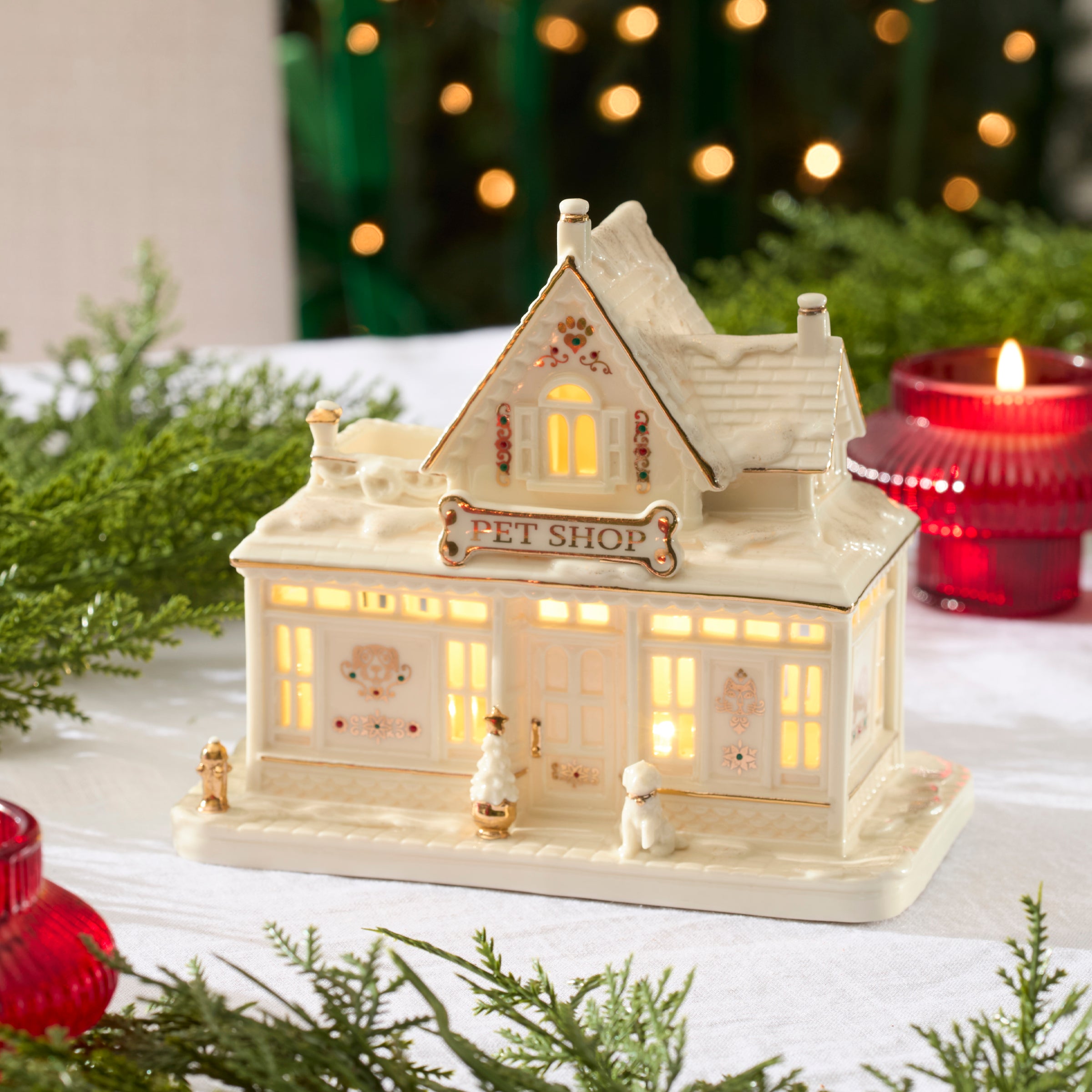 Mistletoe Park Lit Pet Store Figurine – Lenox Corporation