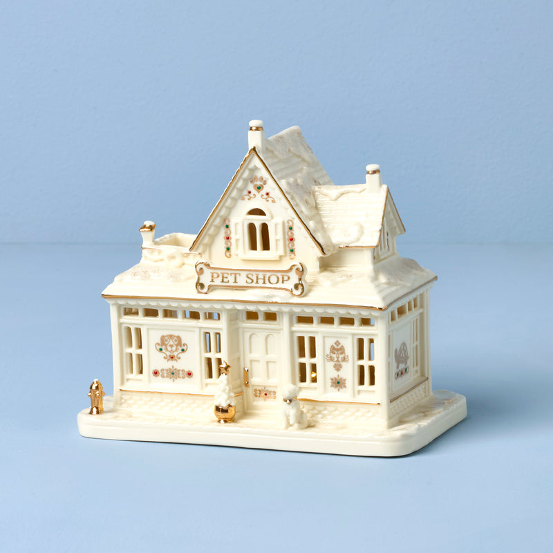 Mistletoe Park Lit Pet Store Figurine