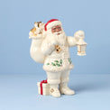 African American Santa with a Lantern Figurine