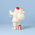 African American Santa with a Lantern Figurine