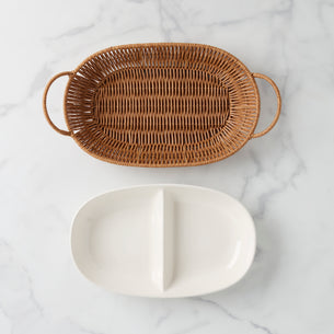 Willow & White, Divided Server with Tray