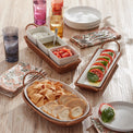 Willow & White, 4-Piece Serving Set
