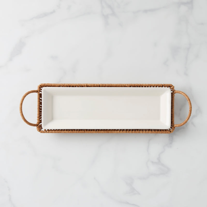 Willow & White, Hors D'Oeuvres Tray with Server