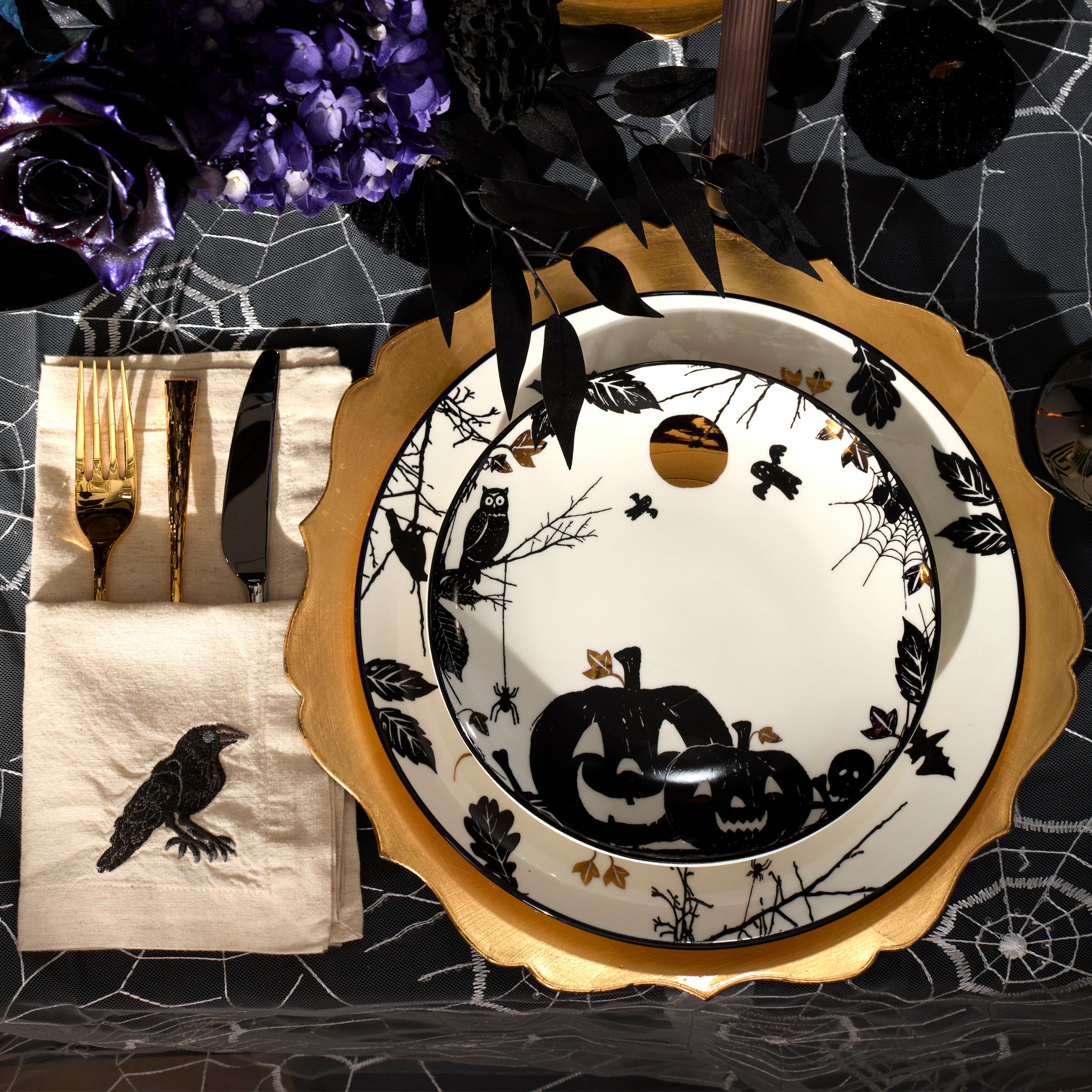Haunted Halloween Accent Plates, Set of 4 – Lenox Corporation