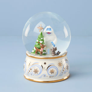 Rudolph and Bumble Snow Globe