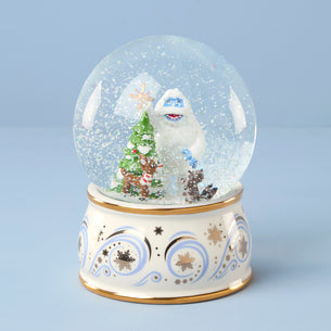Rudolph and Bumble Snow Globe