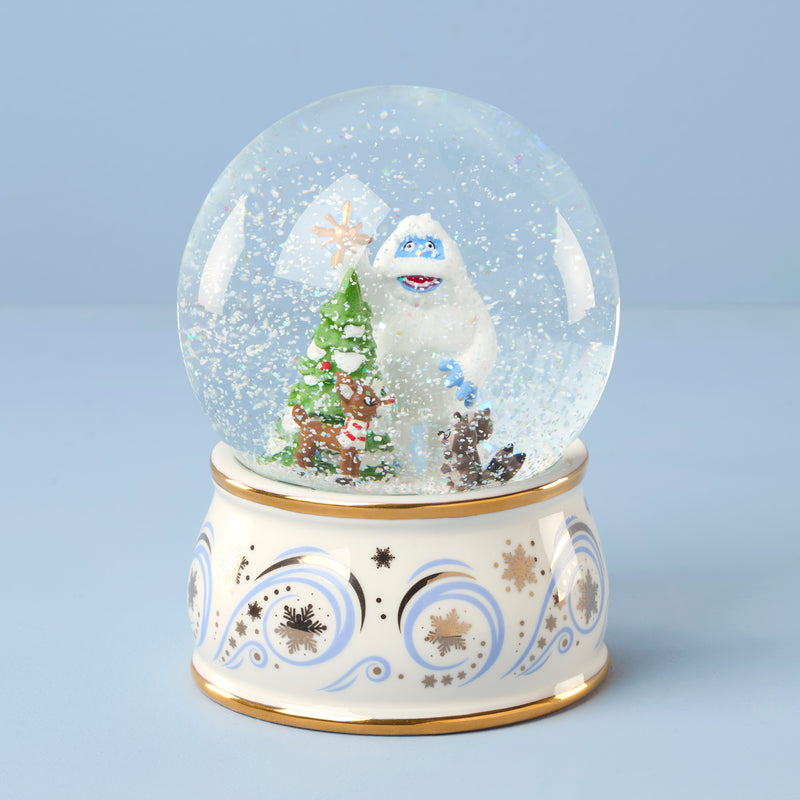 Rudolph and Bumble Snow Globe