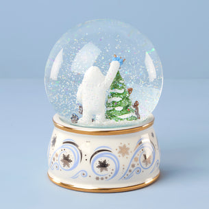 Rudolph and Bumble Snow Globe