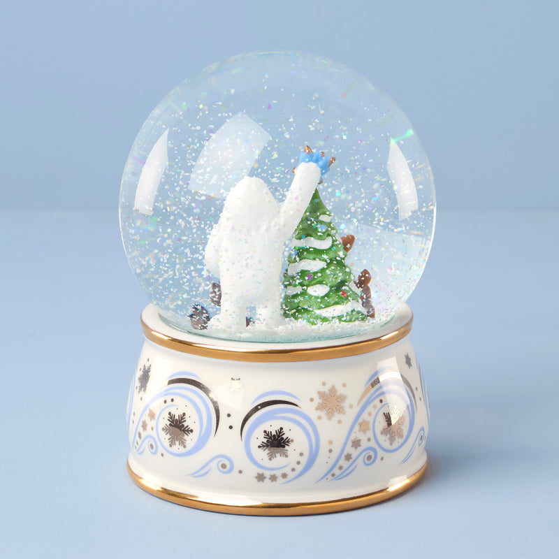 Rudolph and Bumble Snow Globe