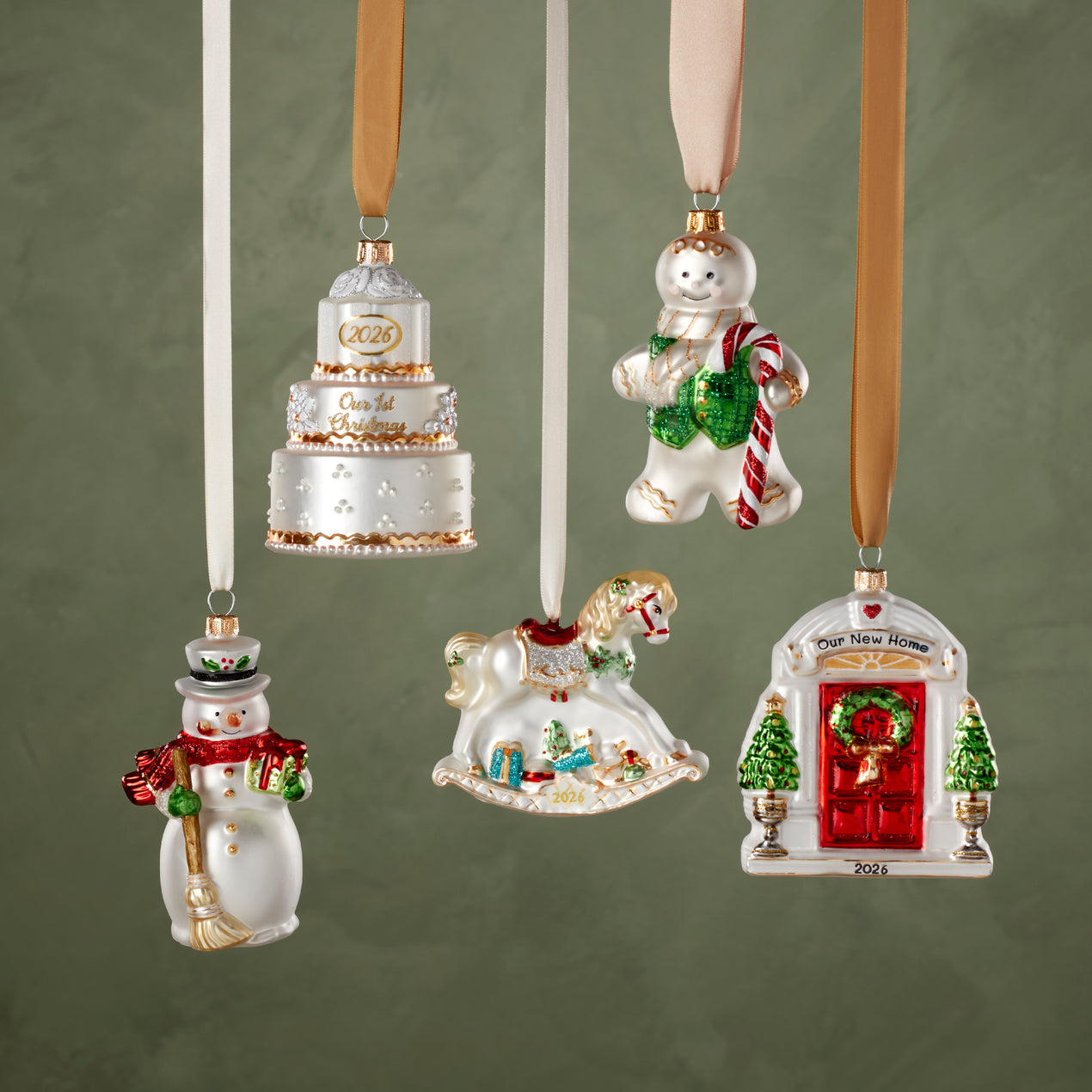 2026 Blown Glass Babys 1st Rocking Horse