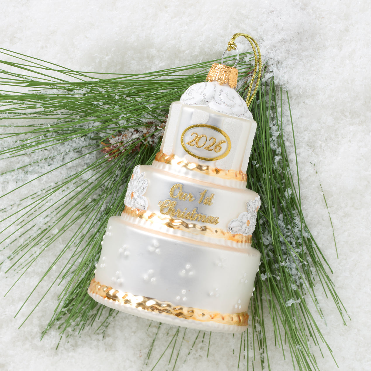 2026 Blown Glass Our 1st Christmas Orn