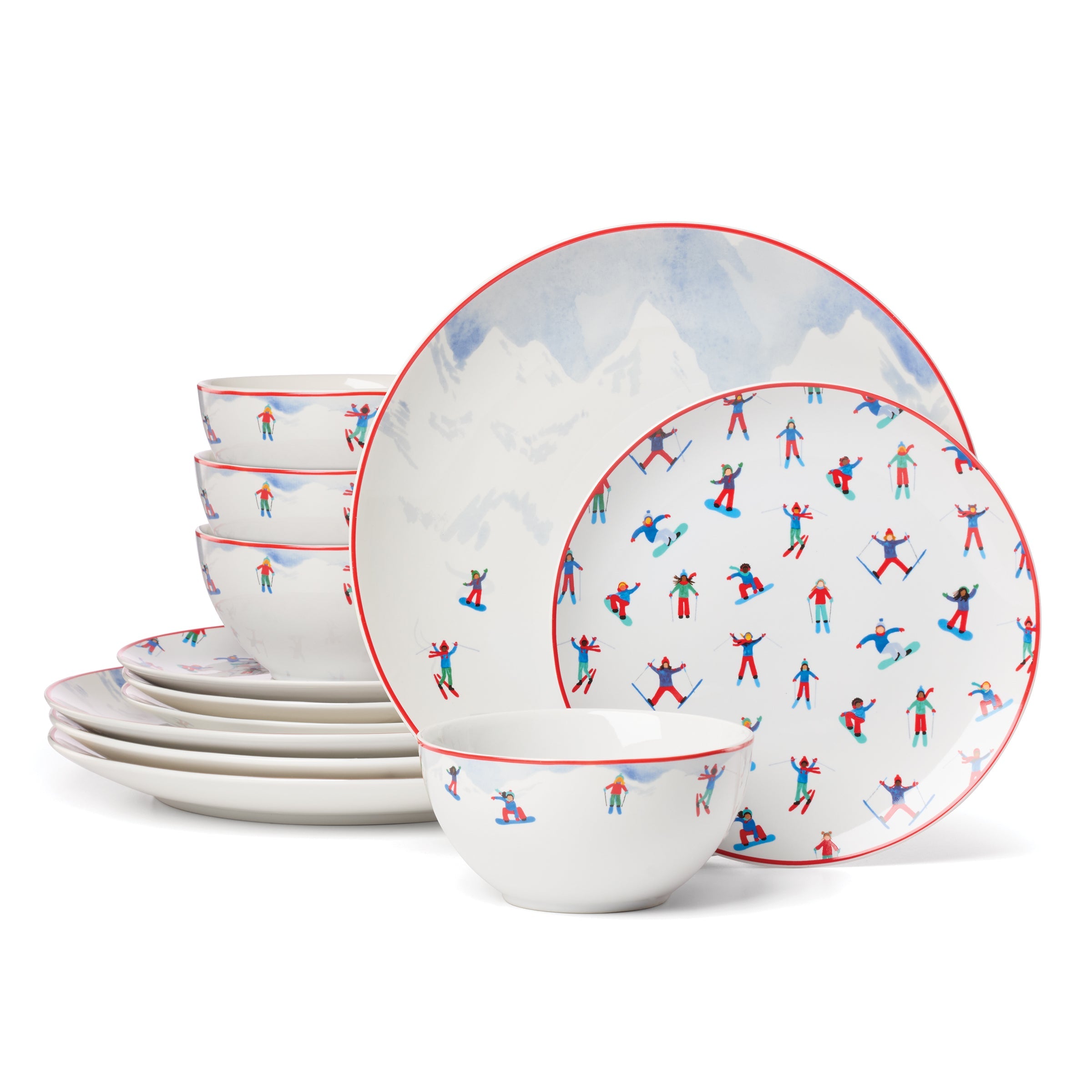 Snowbound 12-Piece Dinnerware Set – Lenox Corporation