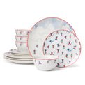 Snowbound 12-Piece Dinnerware Set