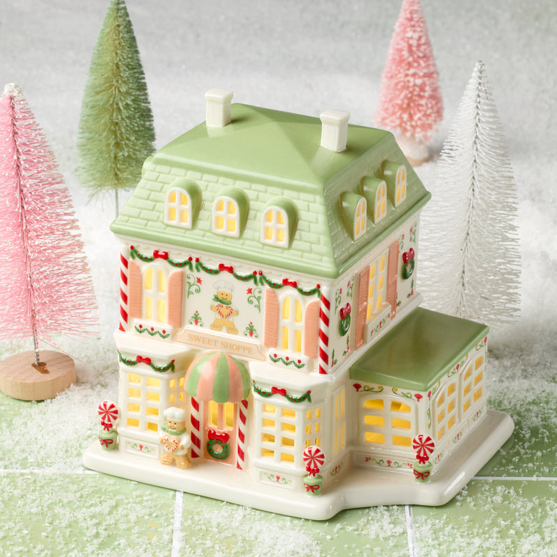 Lenox Village Christmas Sweet Shop Lit Figurine