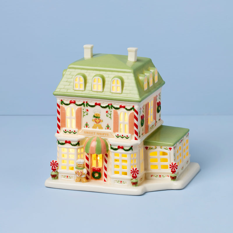 Lenox Village Christmas Sweet Shop Lit Figurine