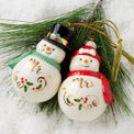 2026 Mr & Mrs Snowman Ornaments
