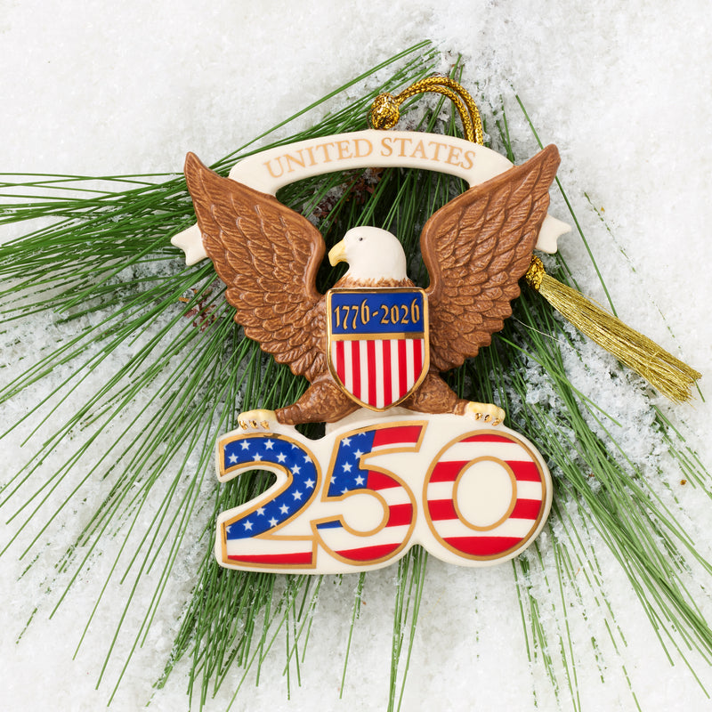 America 250th Anniversary Eagle Ornament