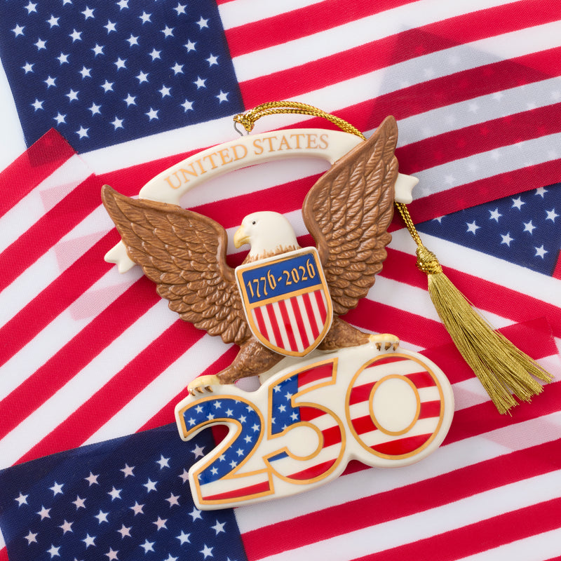 America 250th Anniversary Eagle Ornament