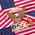 America 250th Anniversary Eagle Ornament