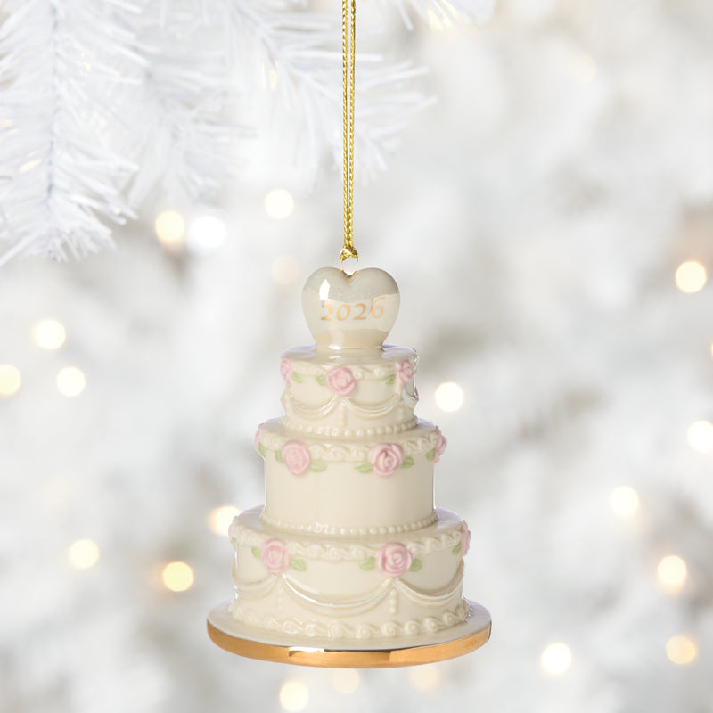 2026 Wedding Cake Ornament