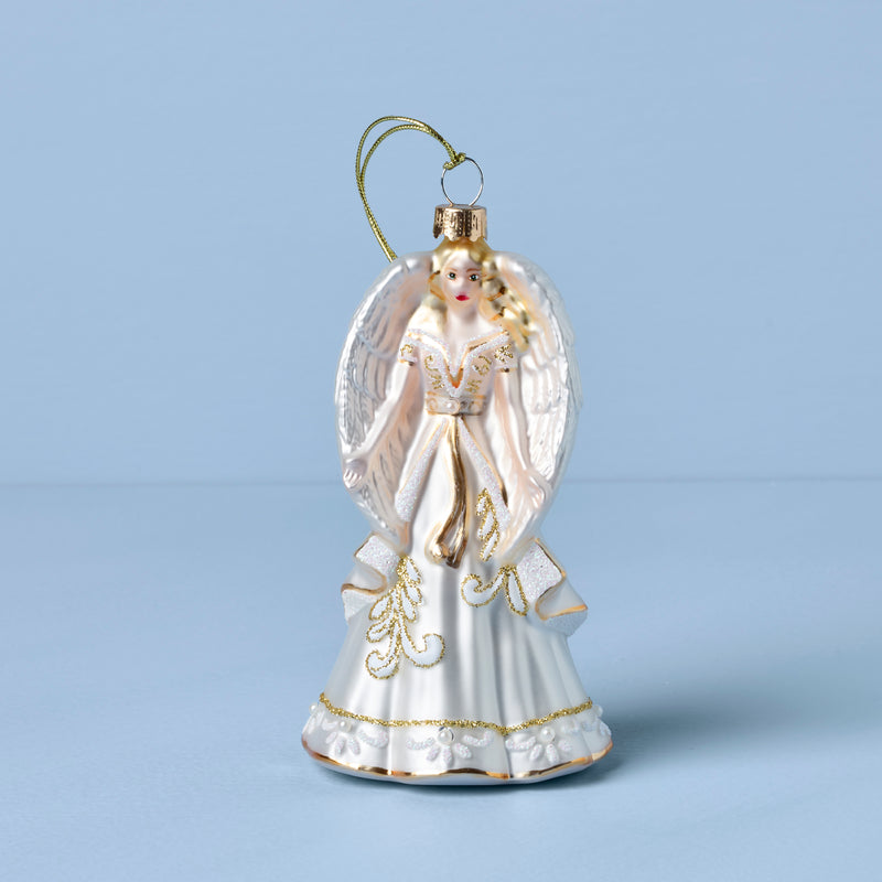 Blown Glass Angel Ornament