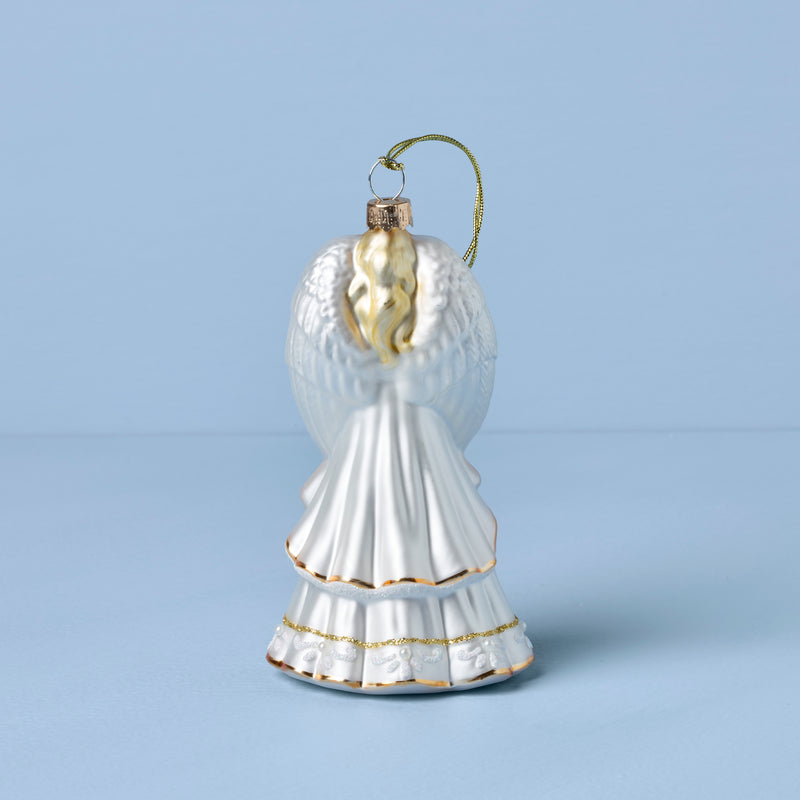 Blown Glass Angel Ornament