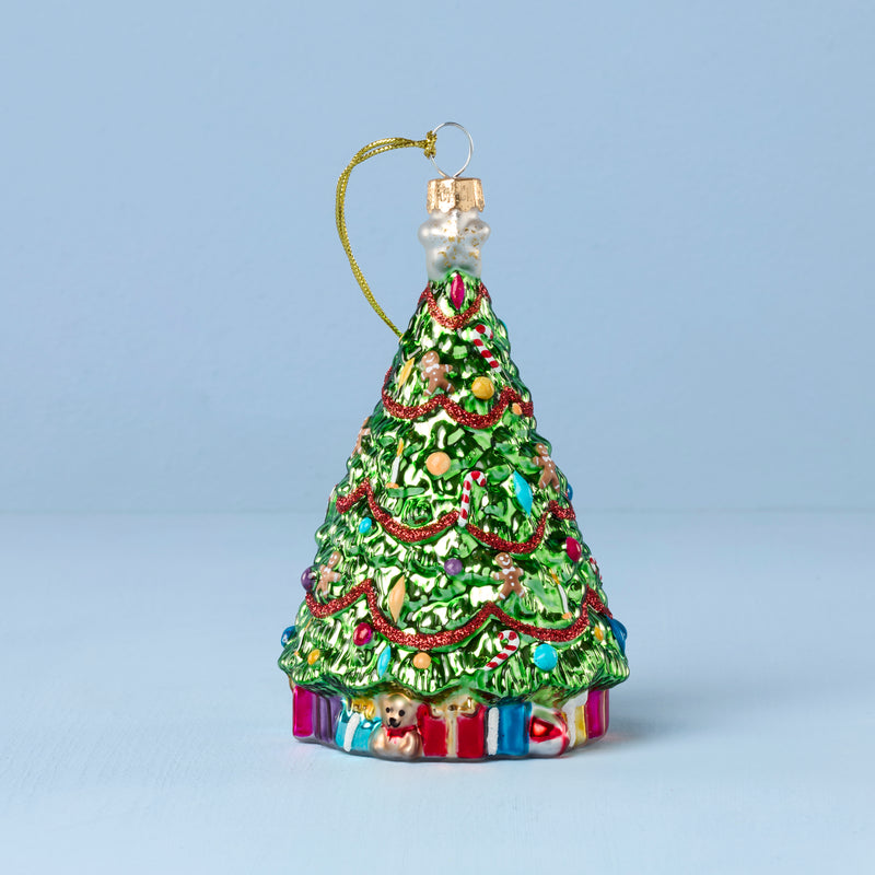 Blown Glass Tree Ornament