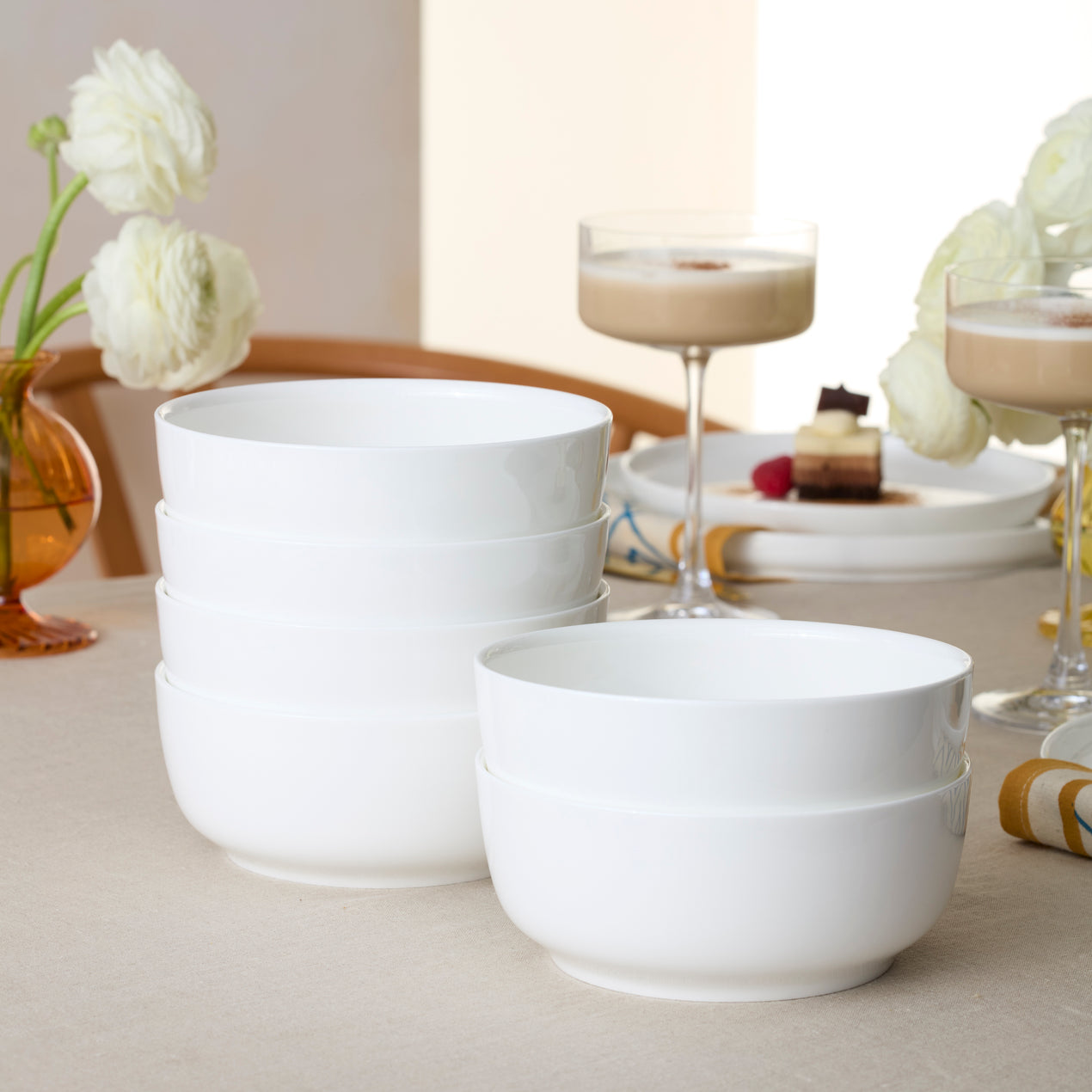 Modern White 18-Piece Dinnerware Set – Lenox Corporation