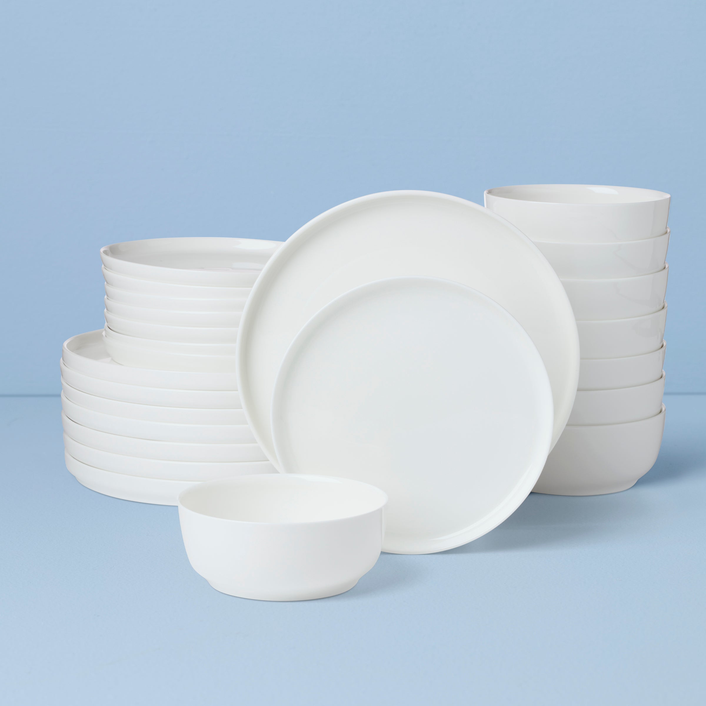 Modern White 24-Piece Dinnerware Set – Lenox Corporation