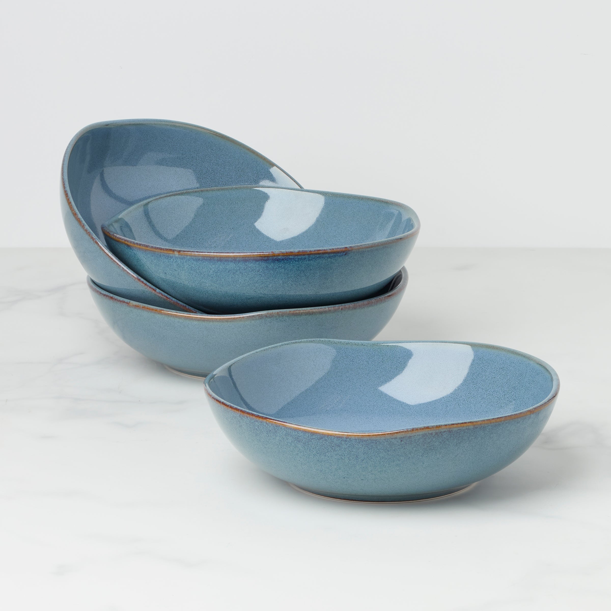 Organic Shades Slate Blue Pasta Bowls, Set of 4 – Lenox Corporation