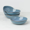 Organic Shades Blue Pasta Bowls, Set of 4