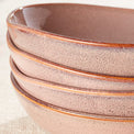 Organic Shades Clay Pasta Bowls, Set of 4