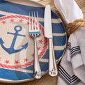 24 Seven Melamine Nautical 18-Piece Dinnerware Set