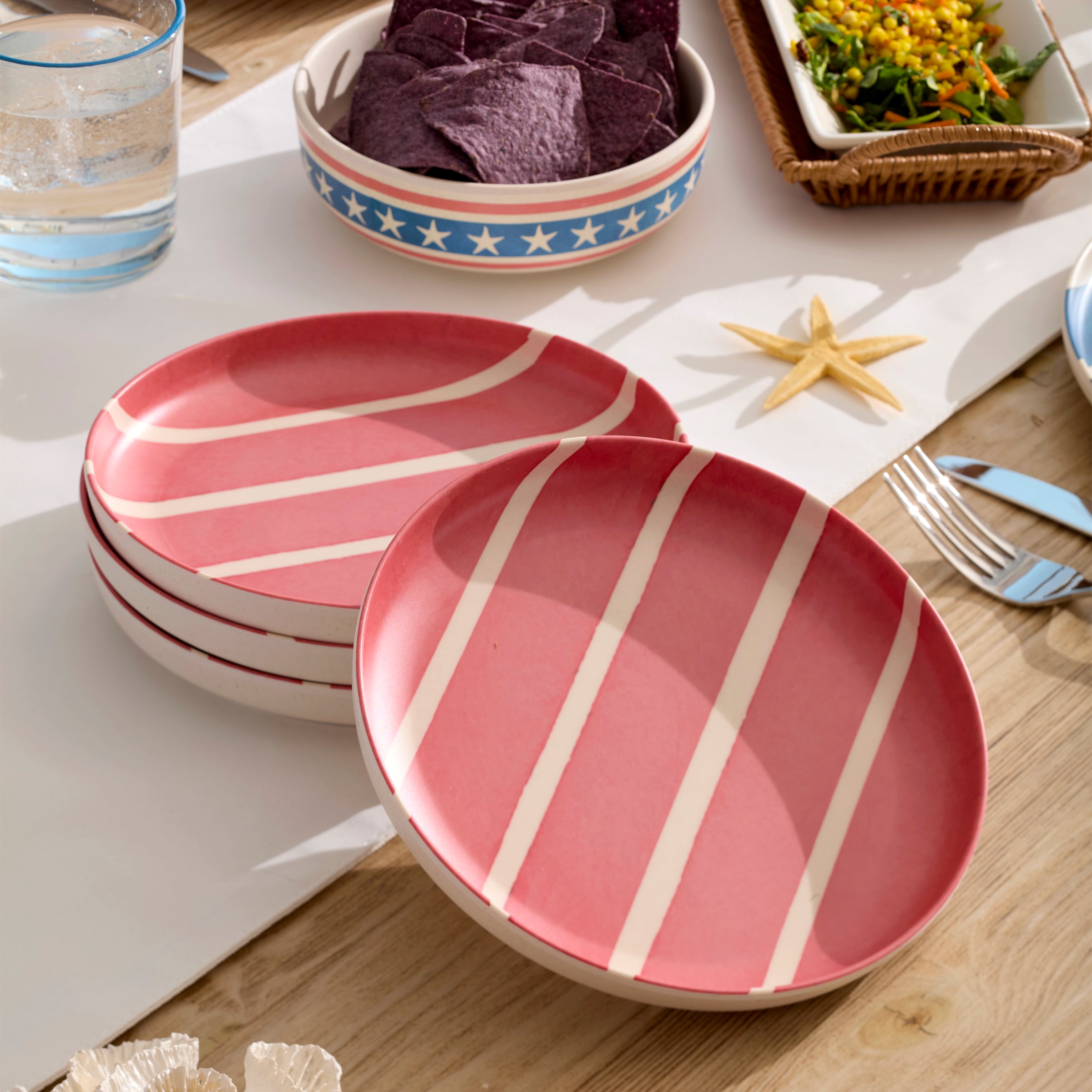 24 Seven Melamine Aweigh We Go 24-Piece Dinnerware Set – Lenox