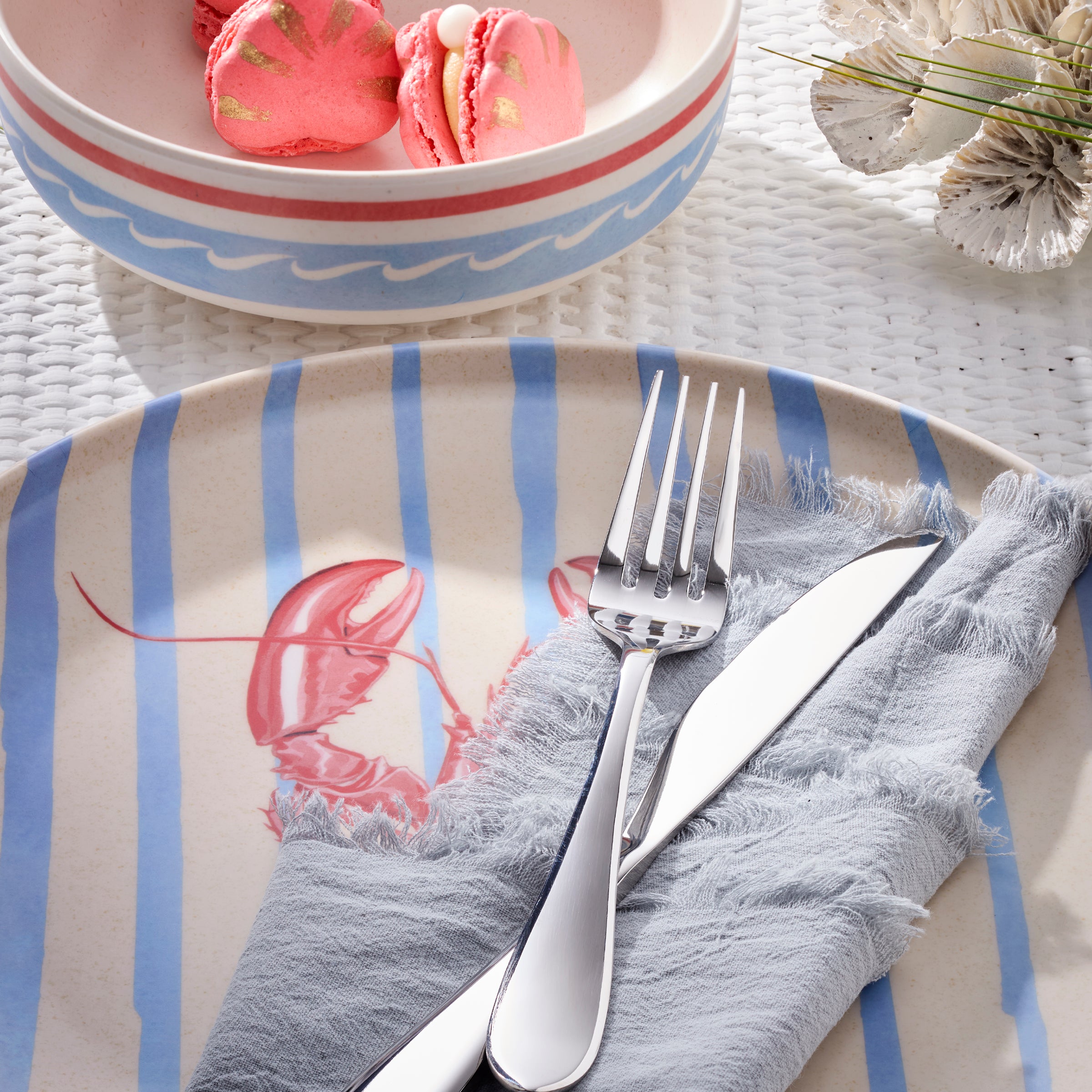 24 Seven Melamine Wharfside 24-Piece Dinnerware Set – Lenox