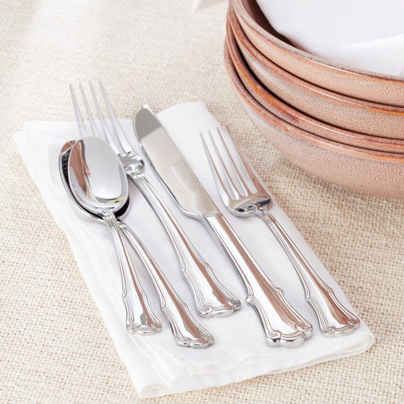 James Street Mirror 45 Piece Set Flatware