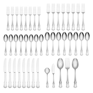 James Street Mirror 45 Piece Set Flatware