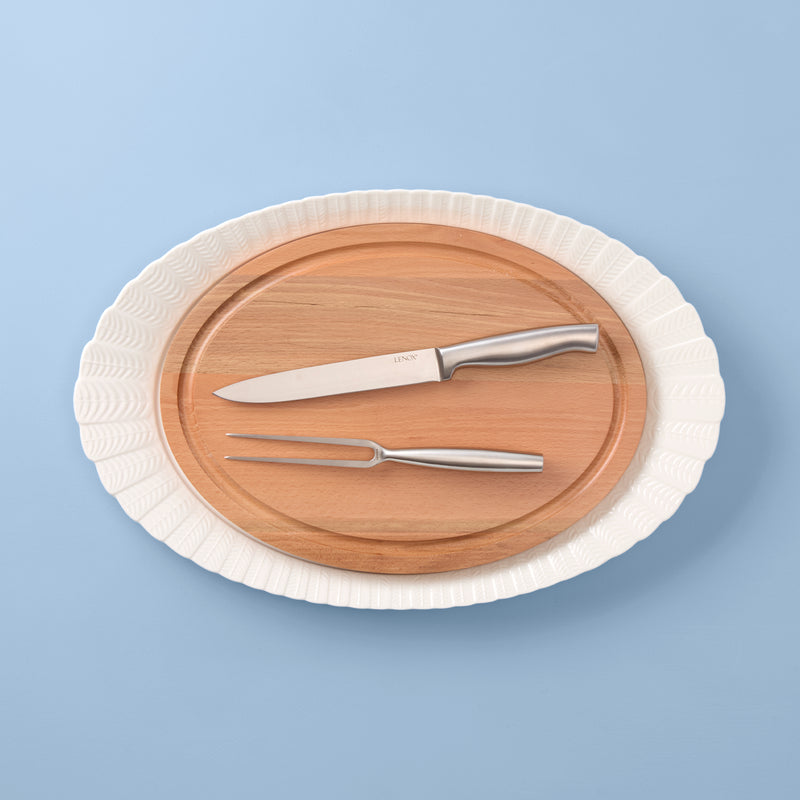 Turkey Platter and Carving Set of 4