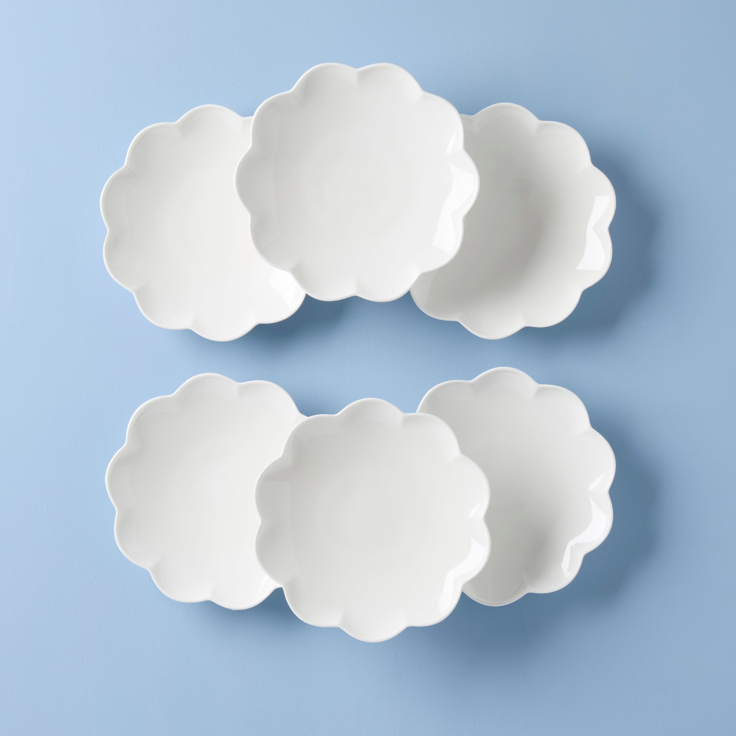 Studio 1414 Scallop Accent Plates, Set of 6 – Lenox Corporation