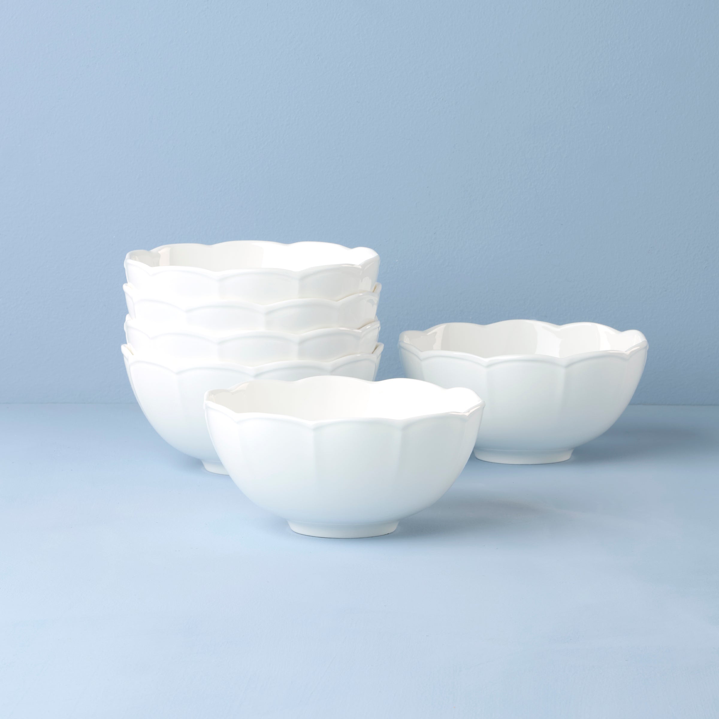 Studio 1414 Scallop Pasta Bowls, Set of 6 – Lenox Corporation